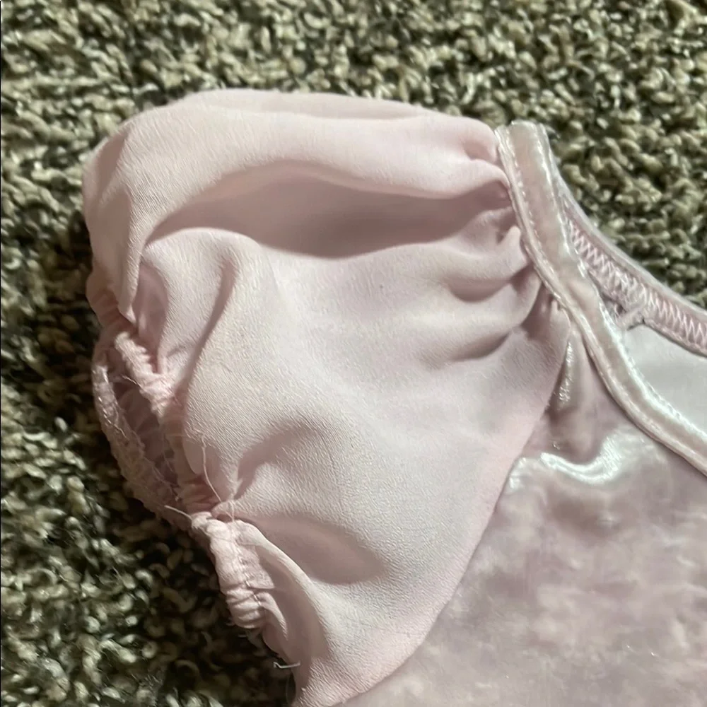 Xhilaration Light Pink Velvet Ballet Dance Costume